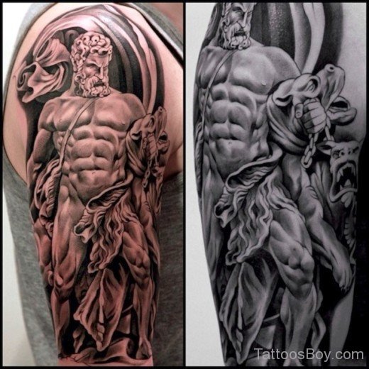 Greek God Tattoo 3-TB135