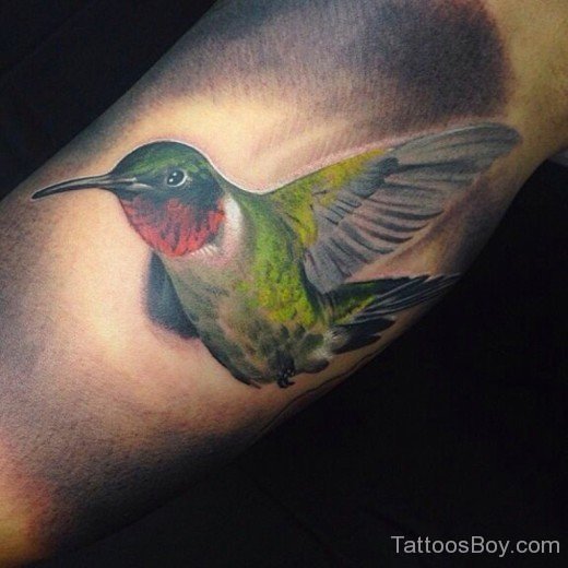 Green Hummingbird Tattoo-TB1062