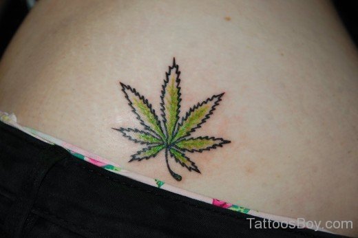 Green Leaf Tattoo-Tb136