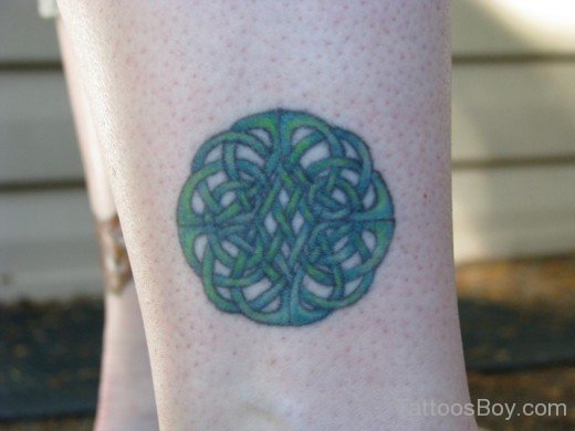 Green knot Tattoo Design-TB1054