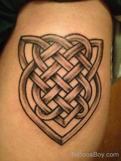 Grey Celtic Knot Tattoo-TB1060