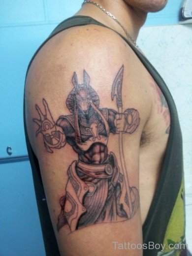 Grey Inked Egyptian Tattoo-TB137