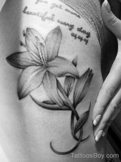 Lily Flower Tattoo