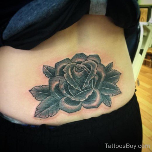 Grey Rose Tattoo