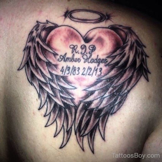 Heart And Wings Tattoo-TB1083