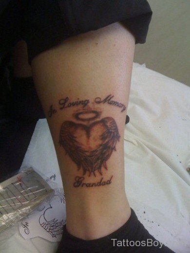 Heart Tattoo On Ankle-TB1084