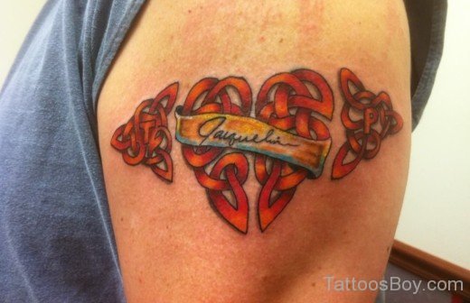 Heart knot Tattoo-TB1062