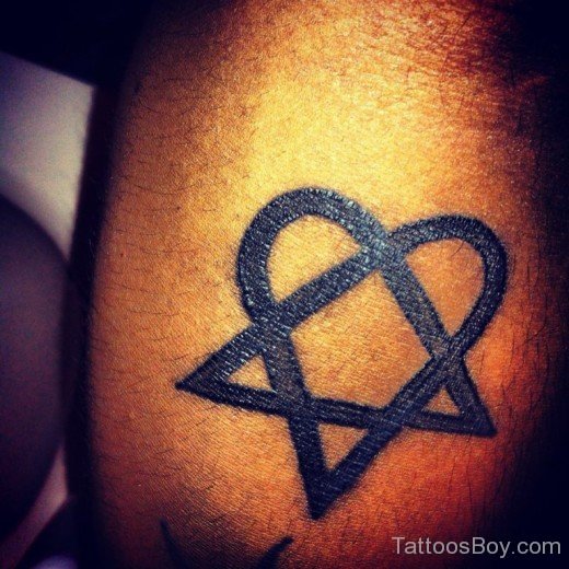Heartagram Tattoo