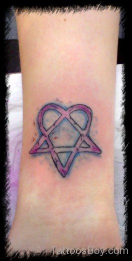 Heartagram Tattoo 25-TB1046