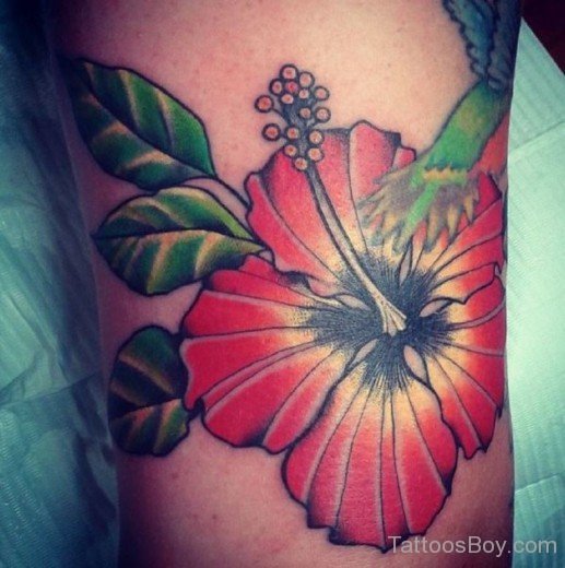 Hibiscus Flower Tattoo 12-TB12065