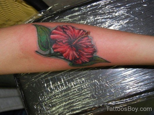 Hibiscus Flower Tattoo 123-TB12066