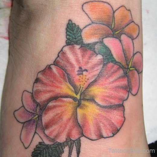 Hibiscus Flower Tattoo 2-TB12067