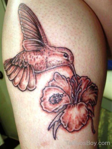 Hibiscus Flower Tattoo 255-TB12068