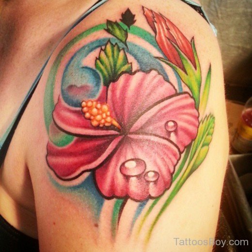 Hibiscus Flower Tattoo7-TB12097