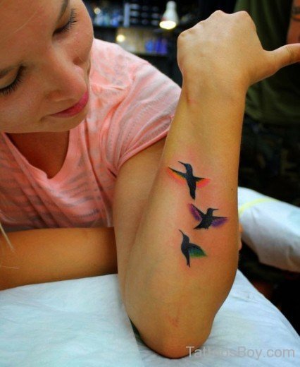 Hummingbird Tattoo On Arm 36-TB1104