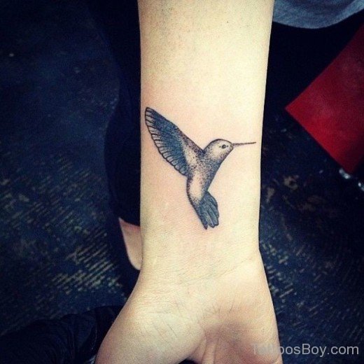 Hummingbird Tattoo On Wrist 23-TB1131