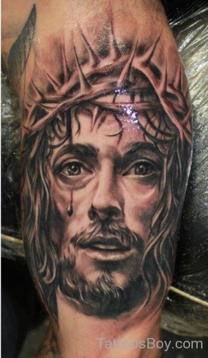 Jesus Tattoo Design-TB134