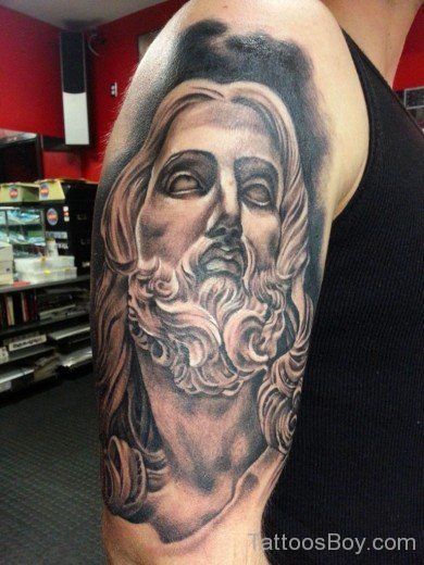 Jesus face Tattoo-TB118