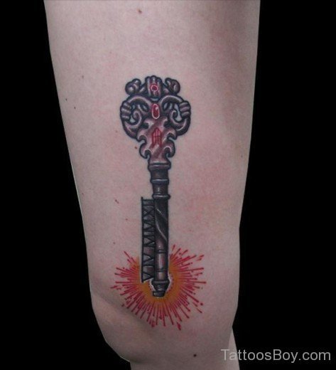 Key Tattoo 14714-TB1058