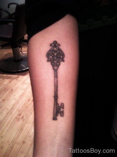 Key Tattoo On Arm 147-TB1074