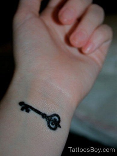 Key Tattoo On Wrist-TB1051