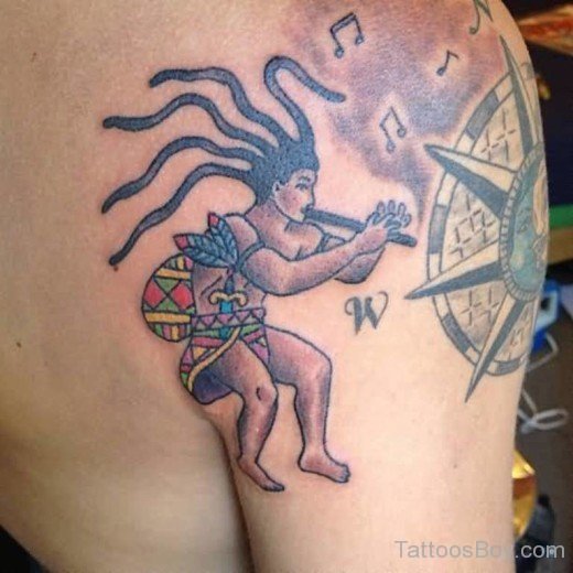 Kokopelli Tattoo 25-TB136