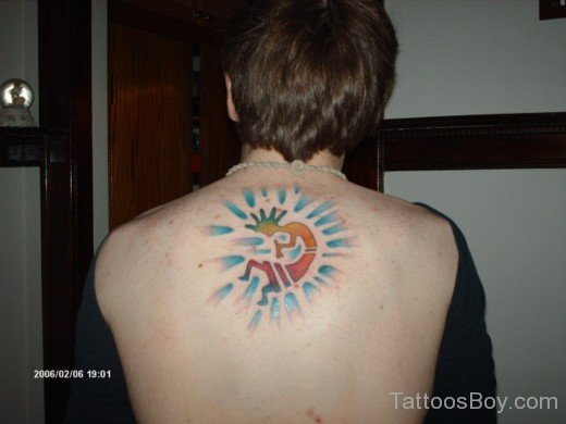 Kokopelli Tattoo On Back 1-TB149