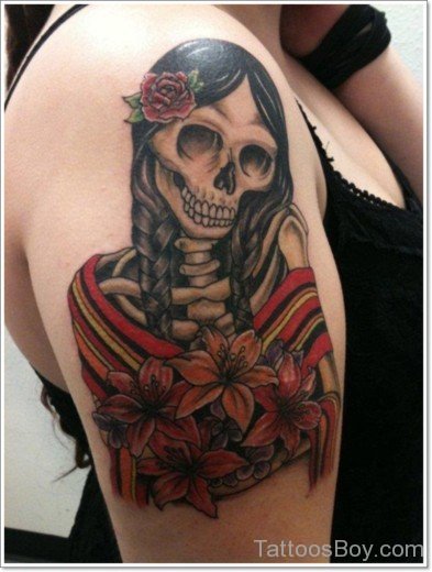 Latino And Flower  Tattoo-TB1041
