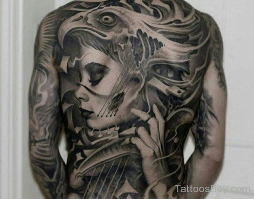 Latino Tattoo Design On Back 14-TB1054