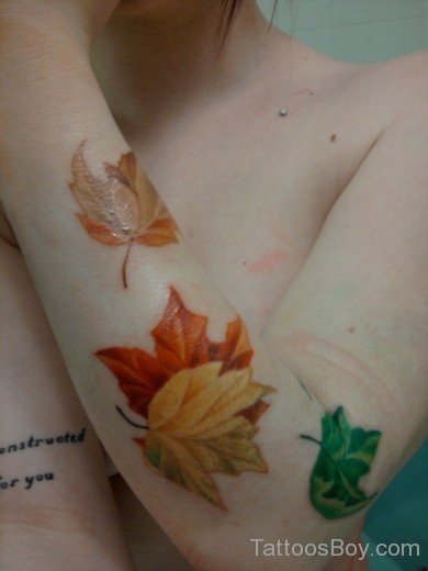 Leaf Tattoo 5-Tb142
