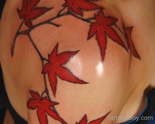 Leaf tattoo