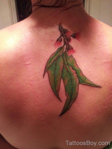 Leaf Tattoo On Back 2-Tb159