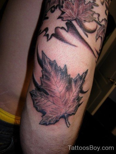 Awesome Leaf Tattoo 