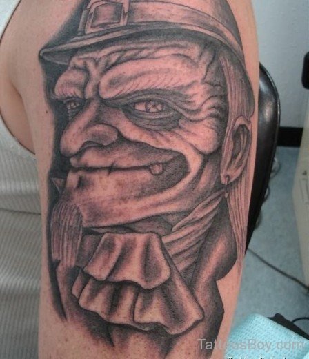 Leprechaun Face Tattoo-TB12050