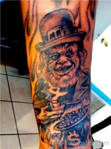 Leprechaun Tattoo Design On Wrist-TB12075