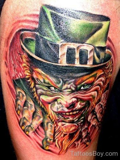 Leprechaun Tattoo Design-TB12076