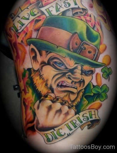 Leprechaun Tattoo-TB12092