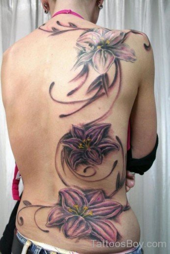 Tribal Lily Tattoo – Tattoo for a week