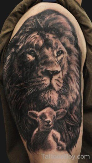 Lion Face Tattoo-TB151