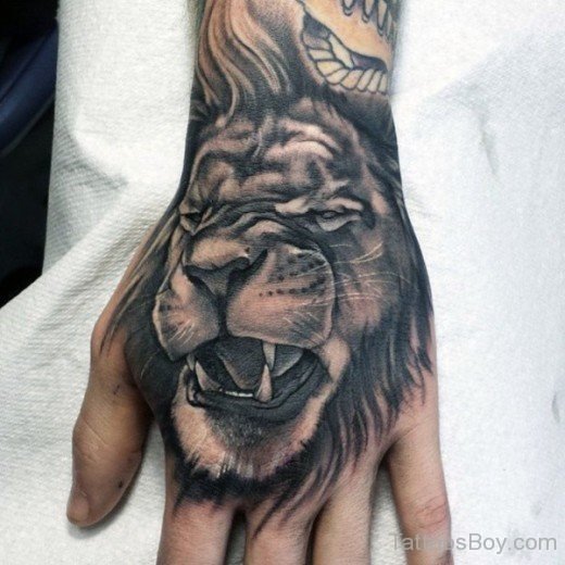 Lion Head Tattoo