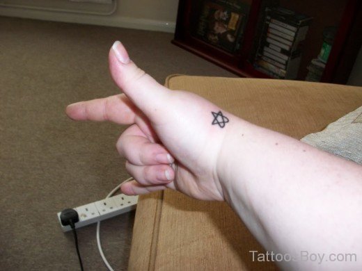 Little Heartagram Tattoo-TB1076