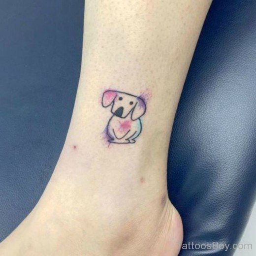 Little watercolor dog tattoo-TB1092
