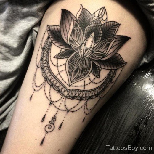 Lotus Flower Tattoo  14-TB1048