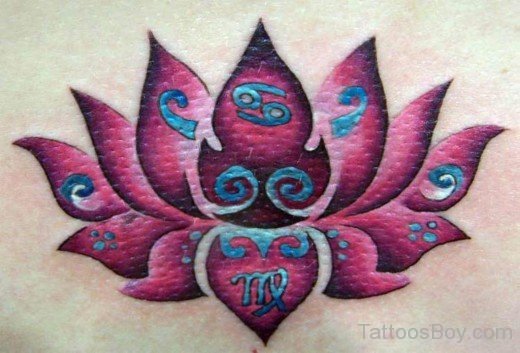 Lotus Tattoo Design-TB1070