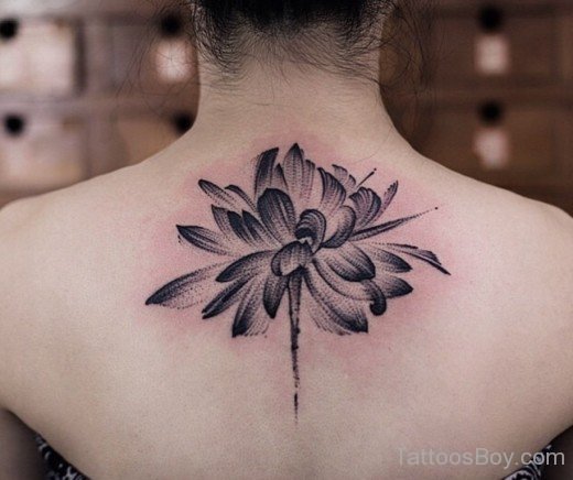 Lotus Tattoo On Back 2584-TB1074