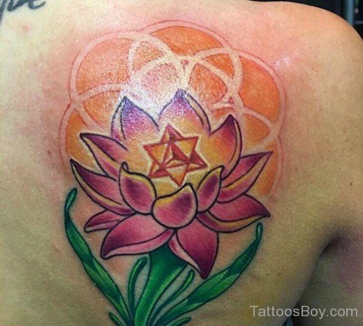 Pretty Lotus Tattoo 