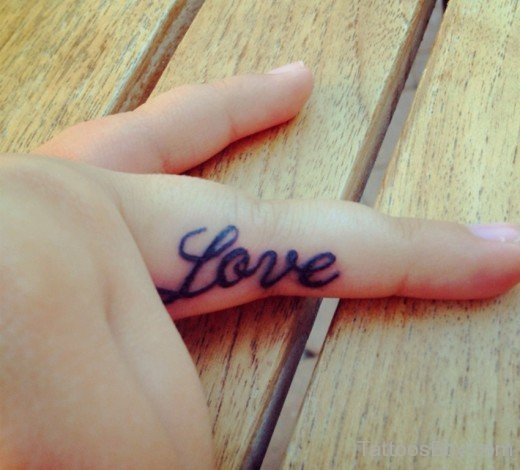 Love Finger  Tattoo-AWl1066