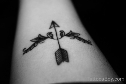 Lovely Bow And Arrow Tattoo-TB0137