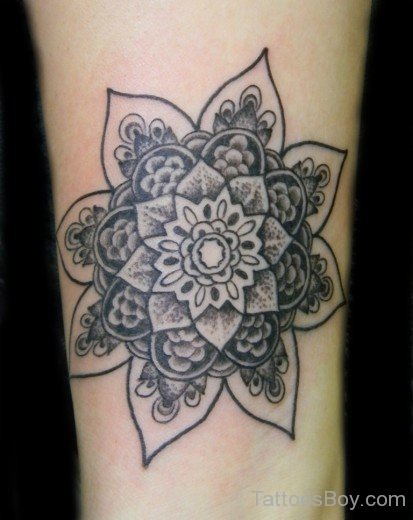 Mandala Flower Tattoo-TB1033