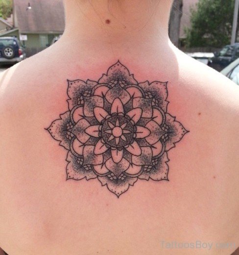 Mandala Tattoo Design On Back 23-TB1052